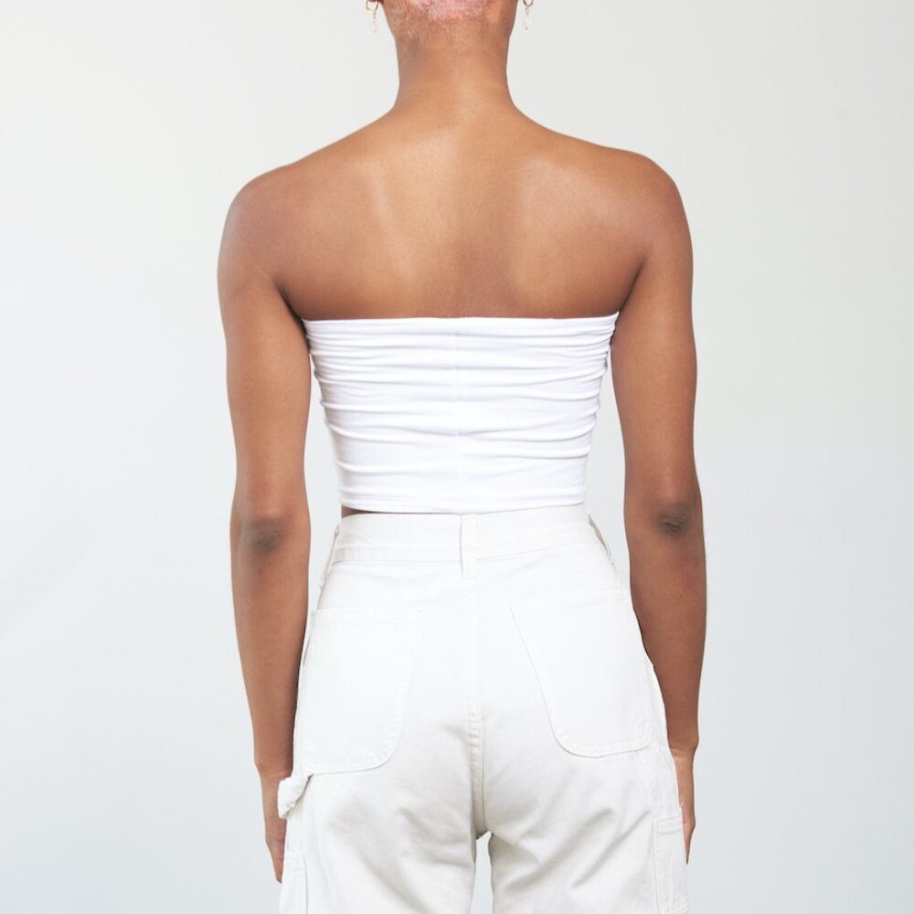 4 Pack Women’s Printed Tube Tops | Basic Fitted, Soft & Stretchy, Made in USA - Picture 8 of 13